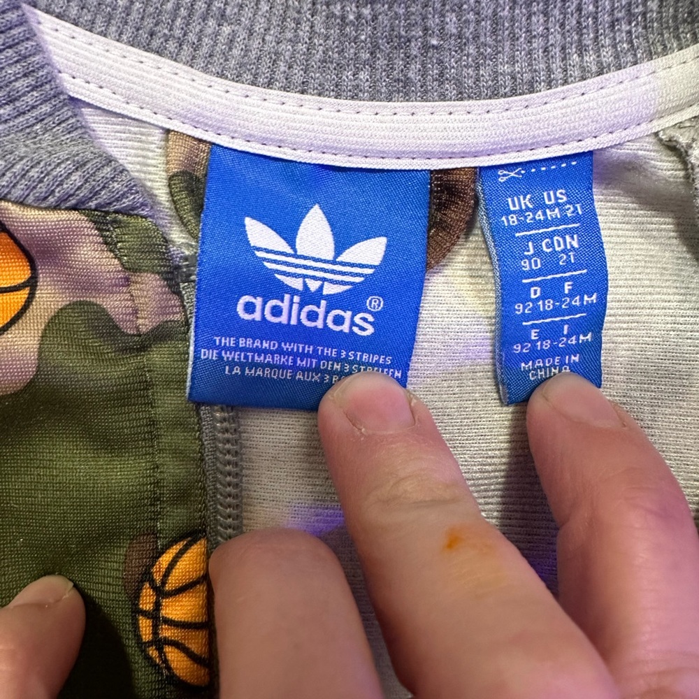 Mini Rodinin Adidas truck suit